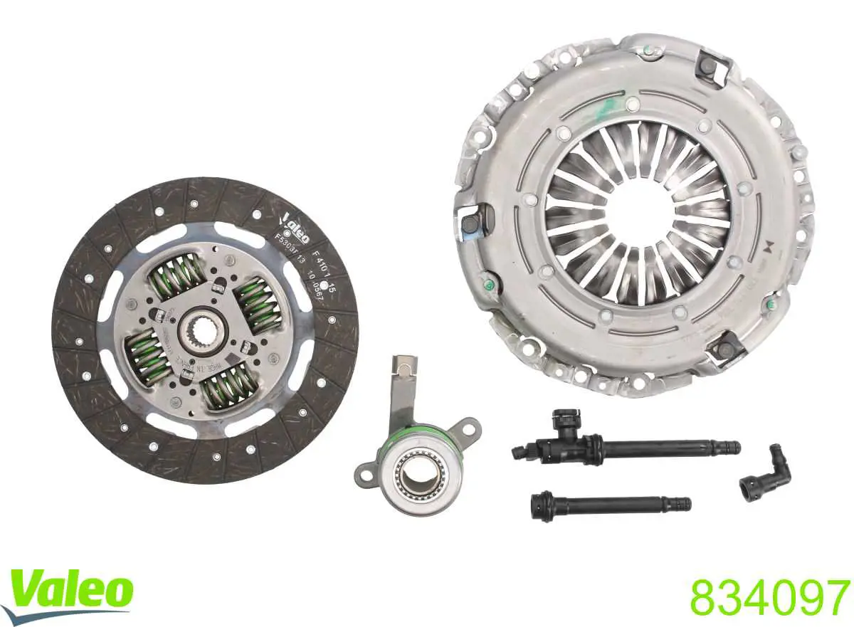 Kit de embraiagem (3 peças) VALEO 834097 preço, a partir de 277,00 USD