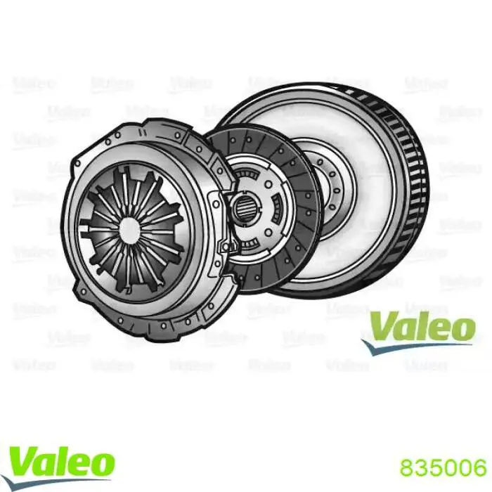 Compre 835006 VALEO Kit de embraiagem (3 peças)
