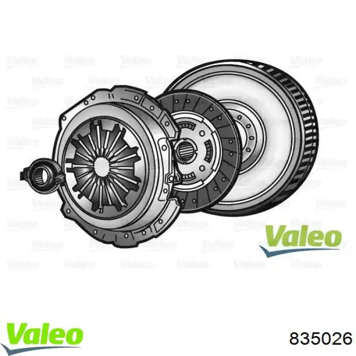Compre 835026 VALEO Kit de embraiagem (3 peças)