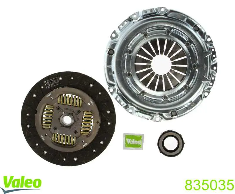 Compre 835035 VALEO Kit de embraiagem (3 peças)