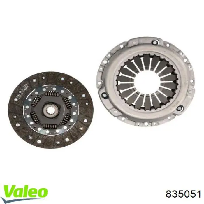 Kit de embraiagem (3 peças) VALEO 835051