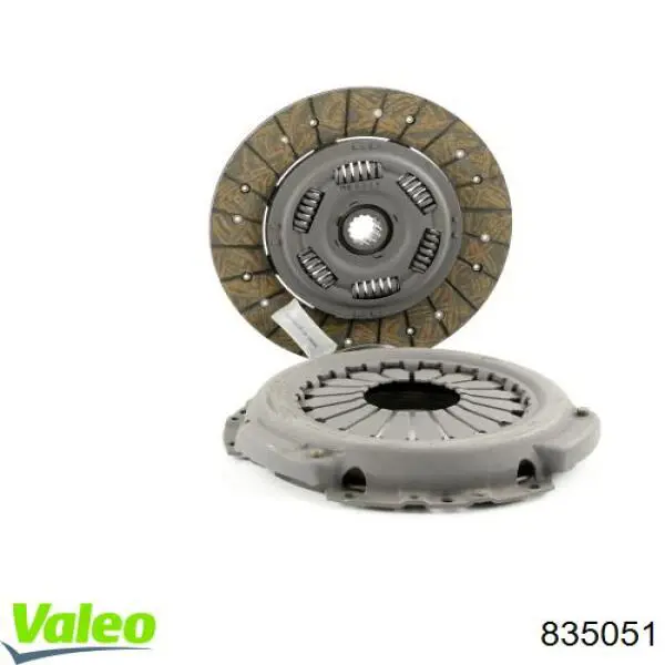 835051 VALEO Kit de embraiagem (3 peças)