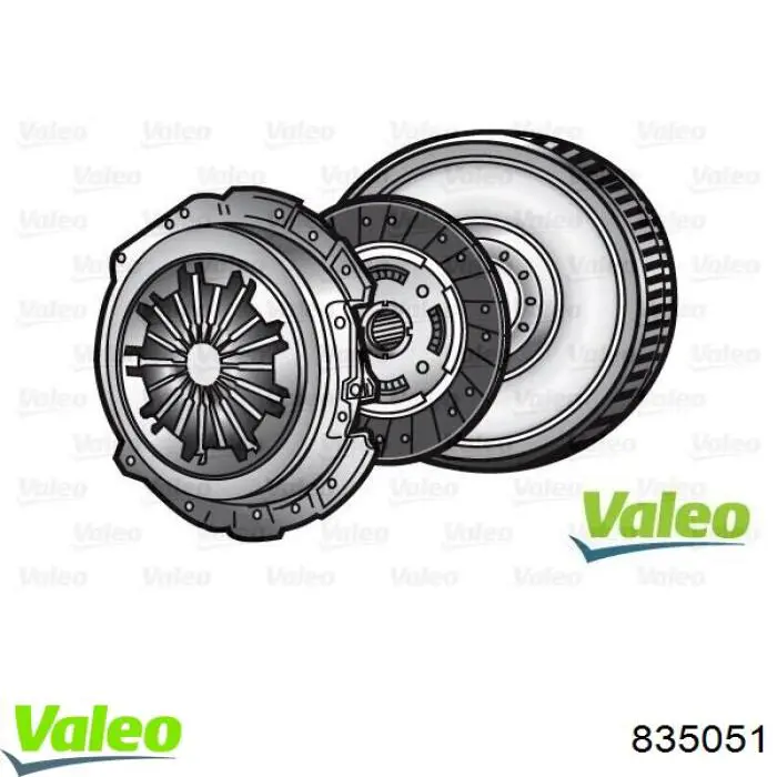 Kit de embraiagem (3 peças) VALEO 835051 preço, a partir de 196,01 USD