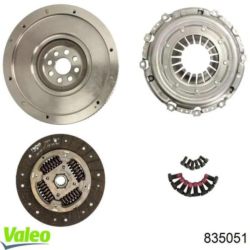 Kit de embraiagem (3 peças) VALEO 835051 preço, a partir de 196,01 USD