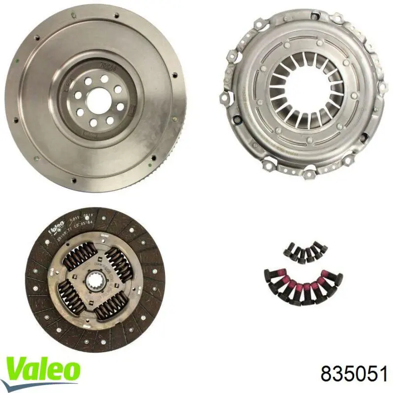 Compre 835051 VALEO Kit de embraiagem (3 peças)