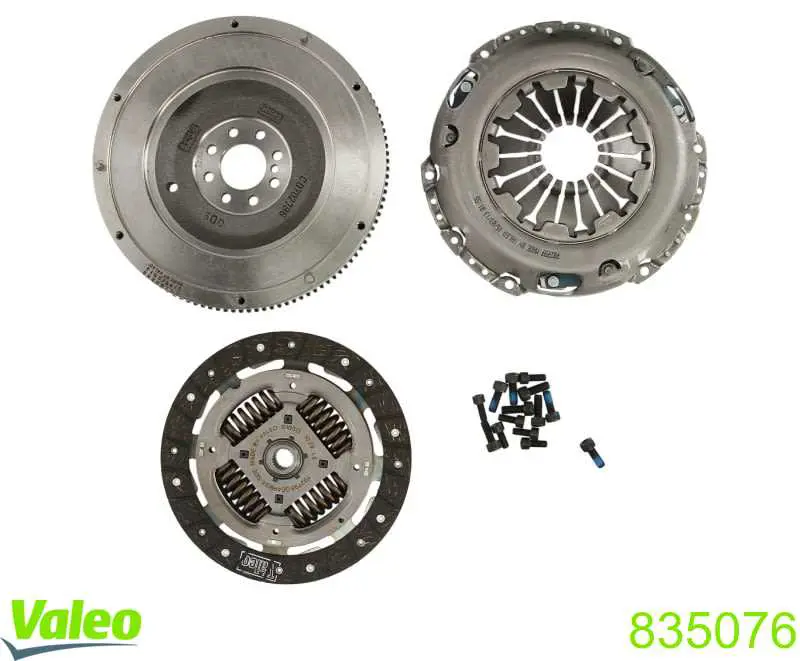835076 VALEO Kit de embraiagem (3 peças)
