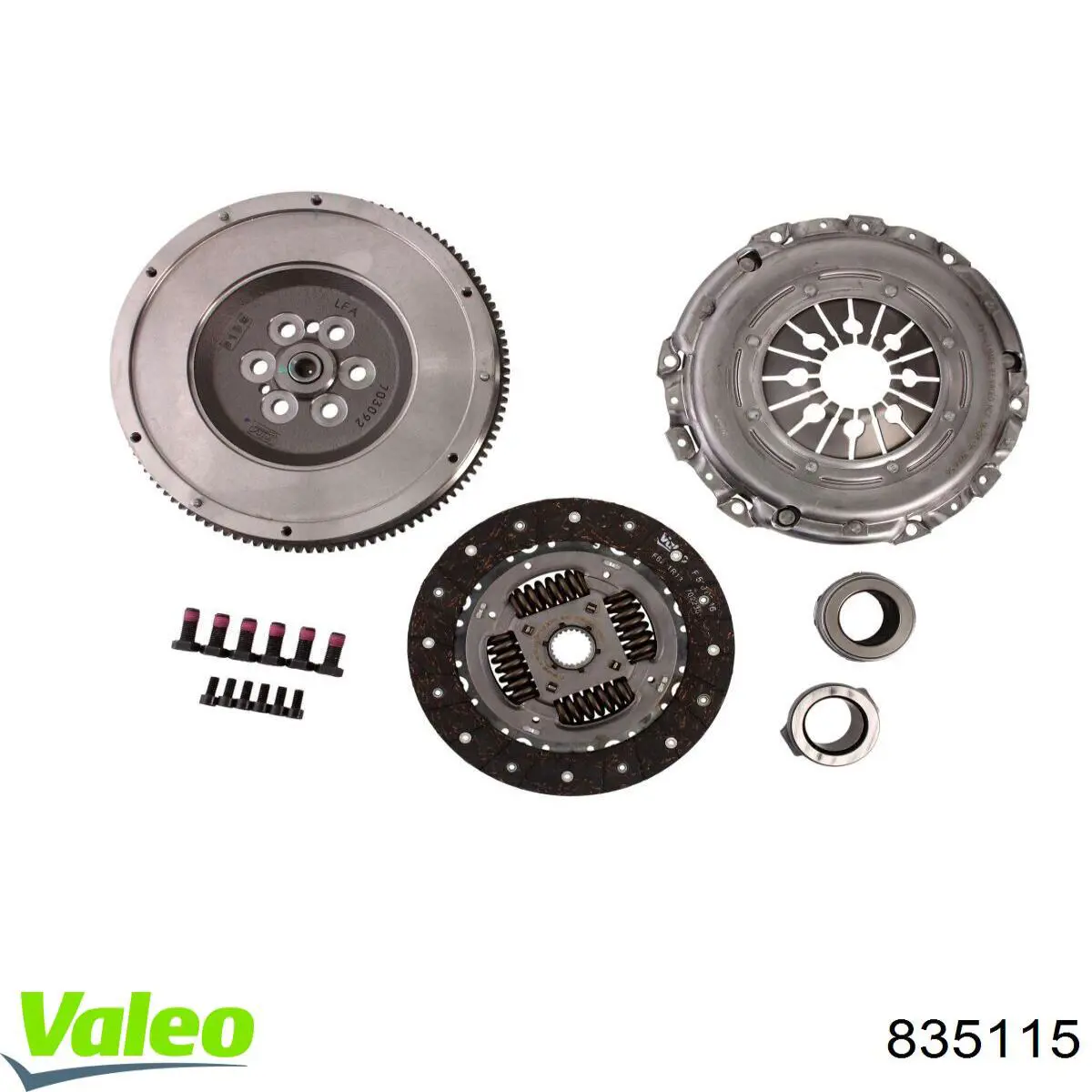 835115 VALEO Kit de embraiagem (3 peças)