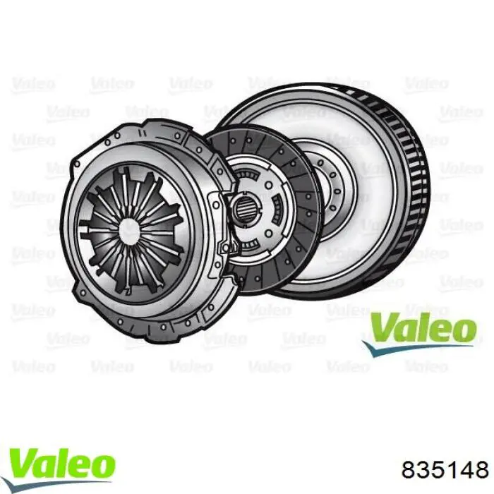 Kit de embraiagem (3 peças) VALEO 835148 preço, a partir de 335,89 USD