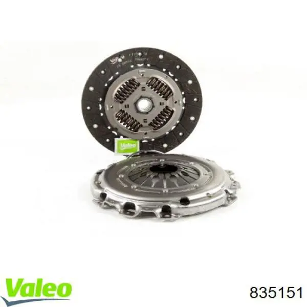Kit de embraiagem (3 peças) VALEO 835151