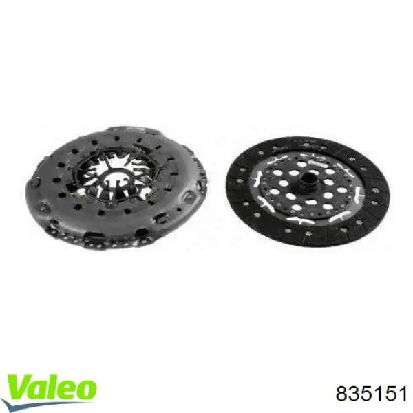 835151 VALEO Kit de embraiagem (3 peças)