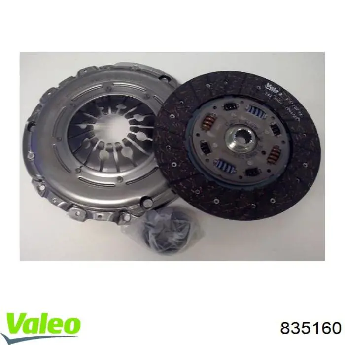 Kit de embraiagem (3 peças) VALEO 835160 preço, a partir de 573,13 USD