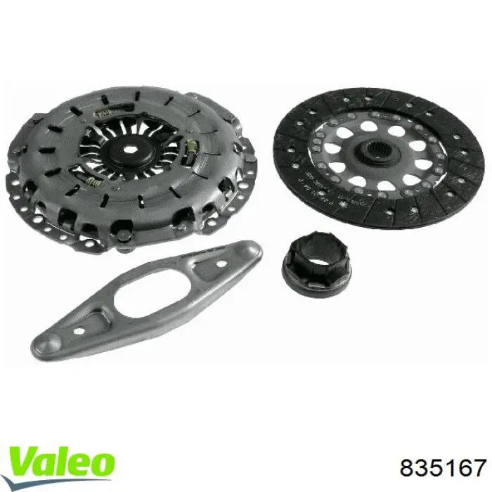 835167 VALEO Kit de embraiagem (3 peças)