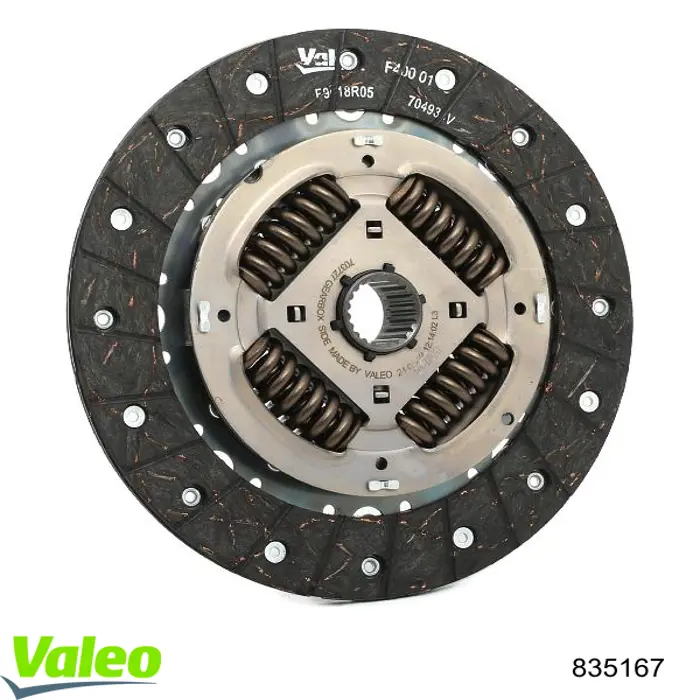 Kit de embraiagem (3 peças) VALEO 835167 preço, a partir de 507,49 USD