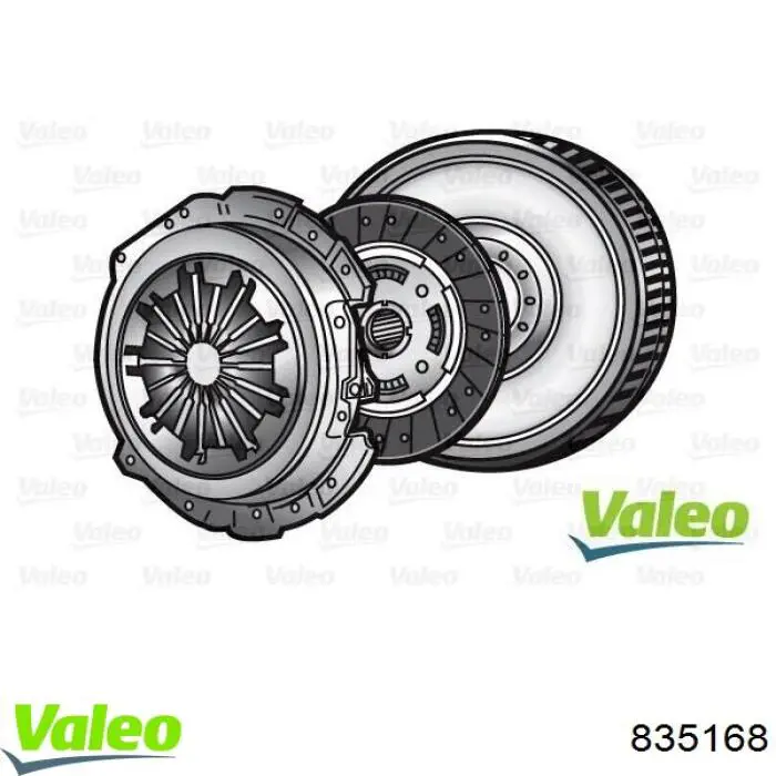 835168 VALEO Kit de embraiagem (3 peças)