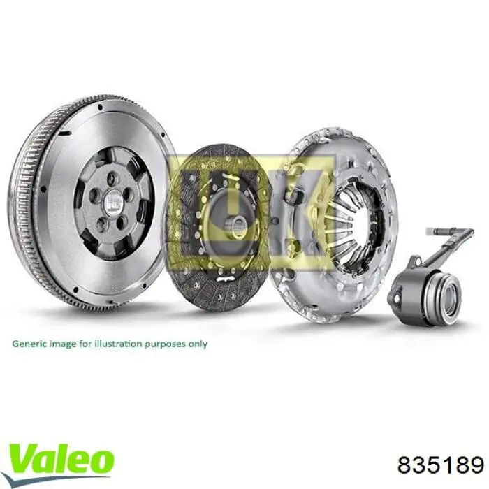 835189 VALEO Kit de embraiagem (3 peças)