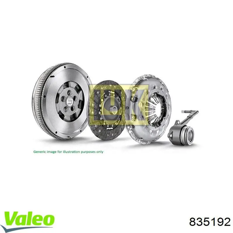 Volante de motor VALEO 835192