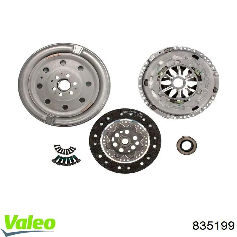 835199 VALEO Kit de embraiagem (3 peças)