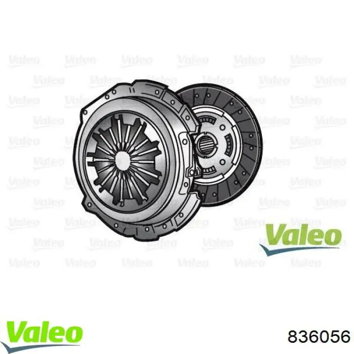 Kit de embraiagem (3 peças) VALEO 836056 preço, a partir de 704,95 USD