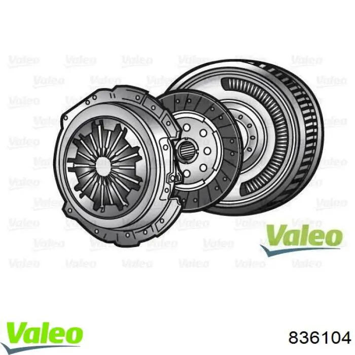 836104 VALEO Kit de embraiagem (3 peças)