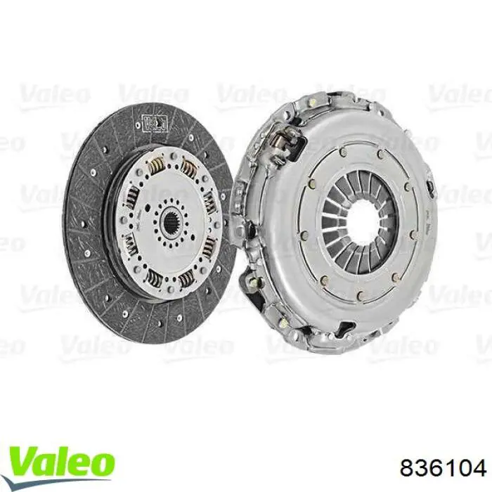 Kit de embraiagem (3 peças) VALEO 836104 preço, a partir de 498,54 USD