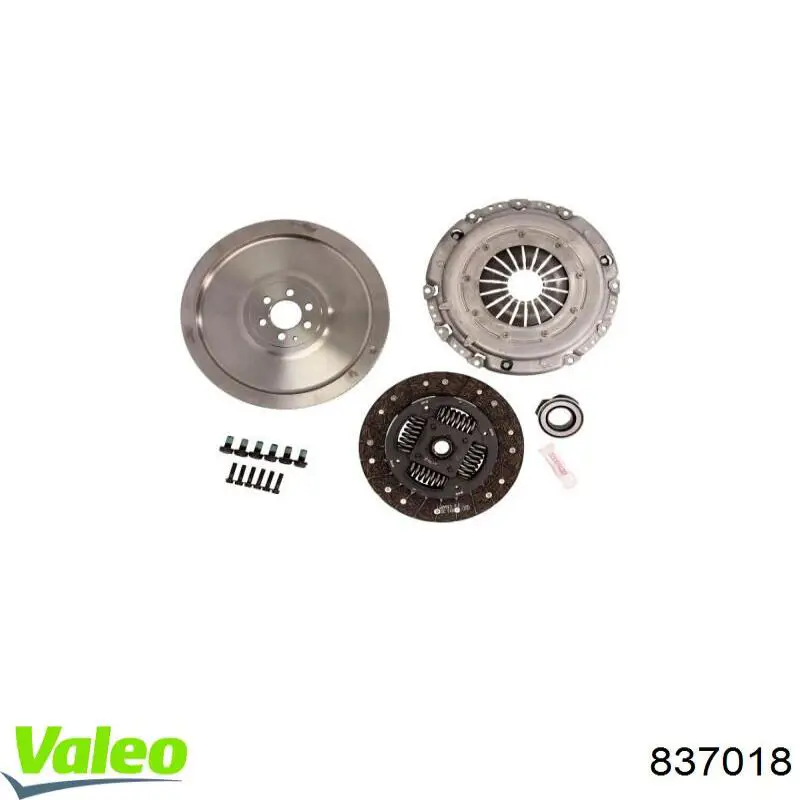 837018 VALEO Kit de embraiagem (3 peças)