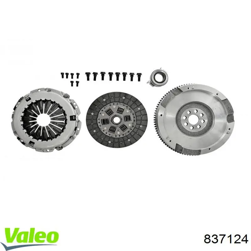 Kit de embraiagem (3 peças) VALEO 837124 preço, a partir de 773,42 USD