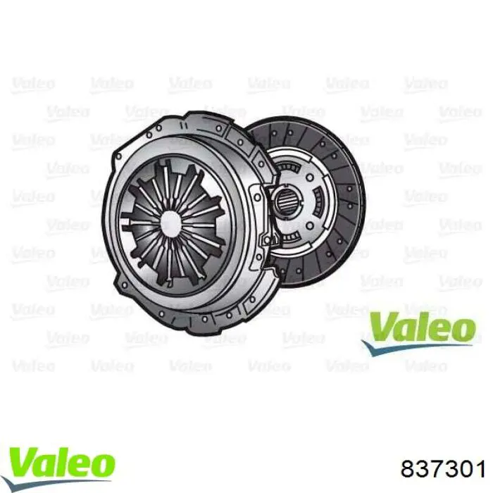 Kit de embraiagem (3 peças) VALEO 837301 preço, a partir de 676,17 USD