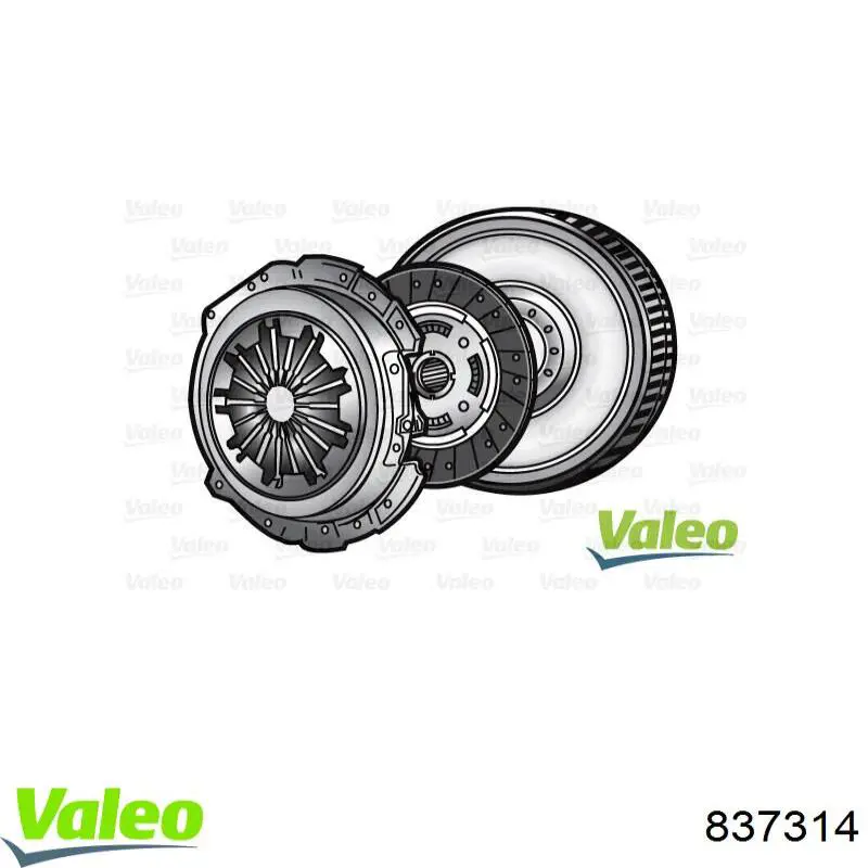 Kit de embraiagem (3 peças) VALEO 837314 preço, a partir de 767,53 USD