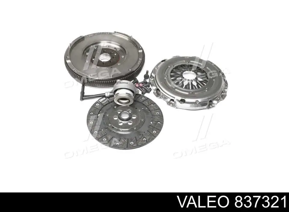 837321 VALEO Kit de embraiagem (3 peças)