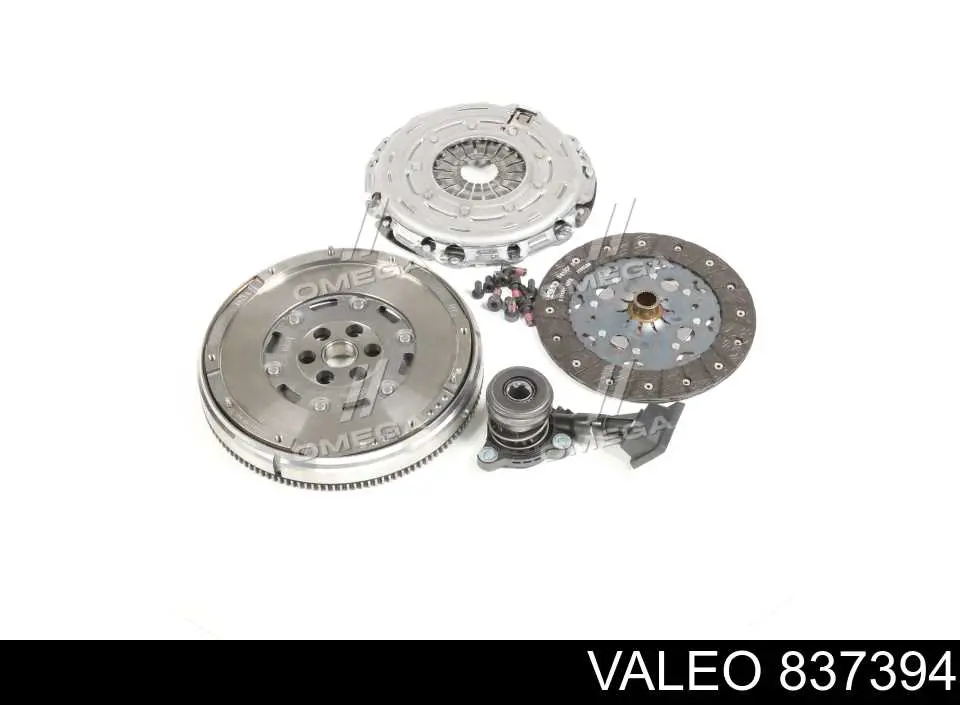 837394 VALEO Kit de embraiagem (3 peças)