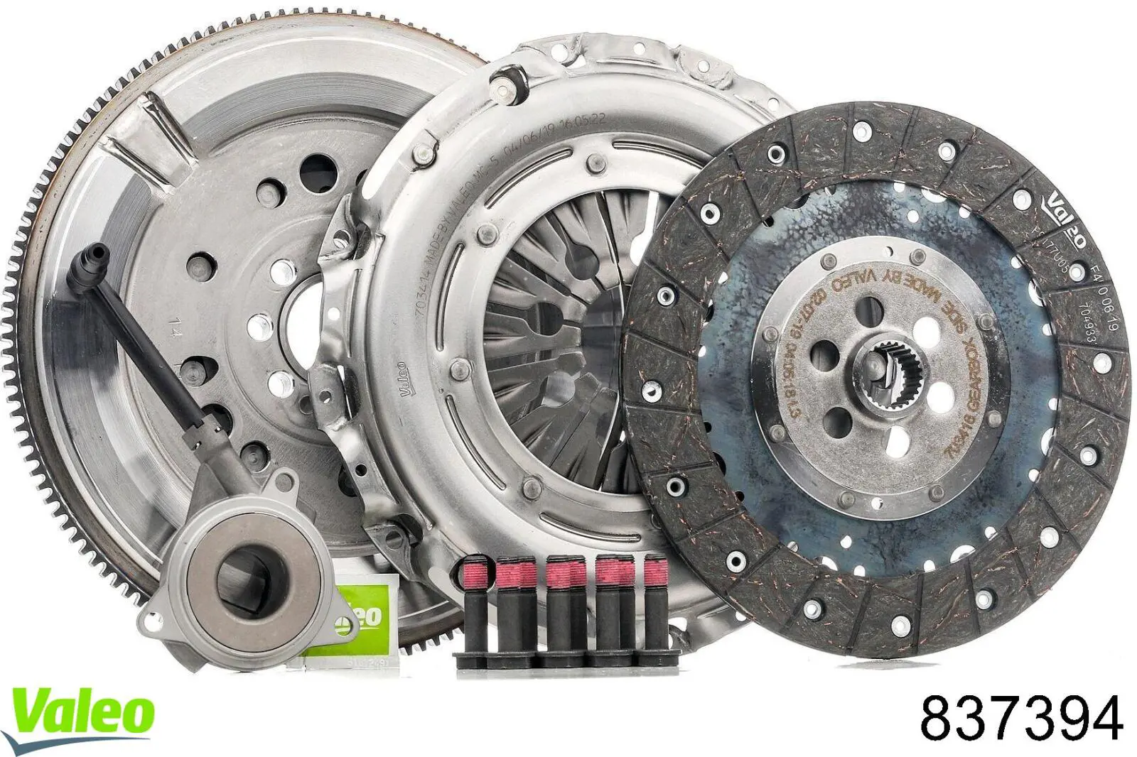 Kit de embraiagem (3 peças) VALEO 837394 preço, a partir de 554,32 USD