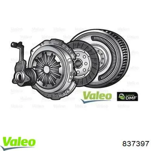 Kit de embraiagem (3 peças) VALEO 837397 preço, a partir de 442,06 USD