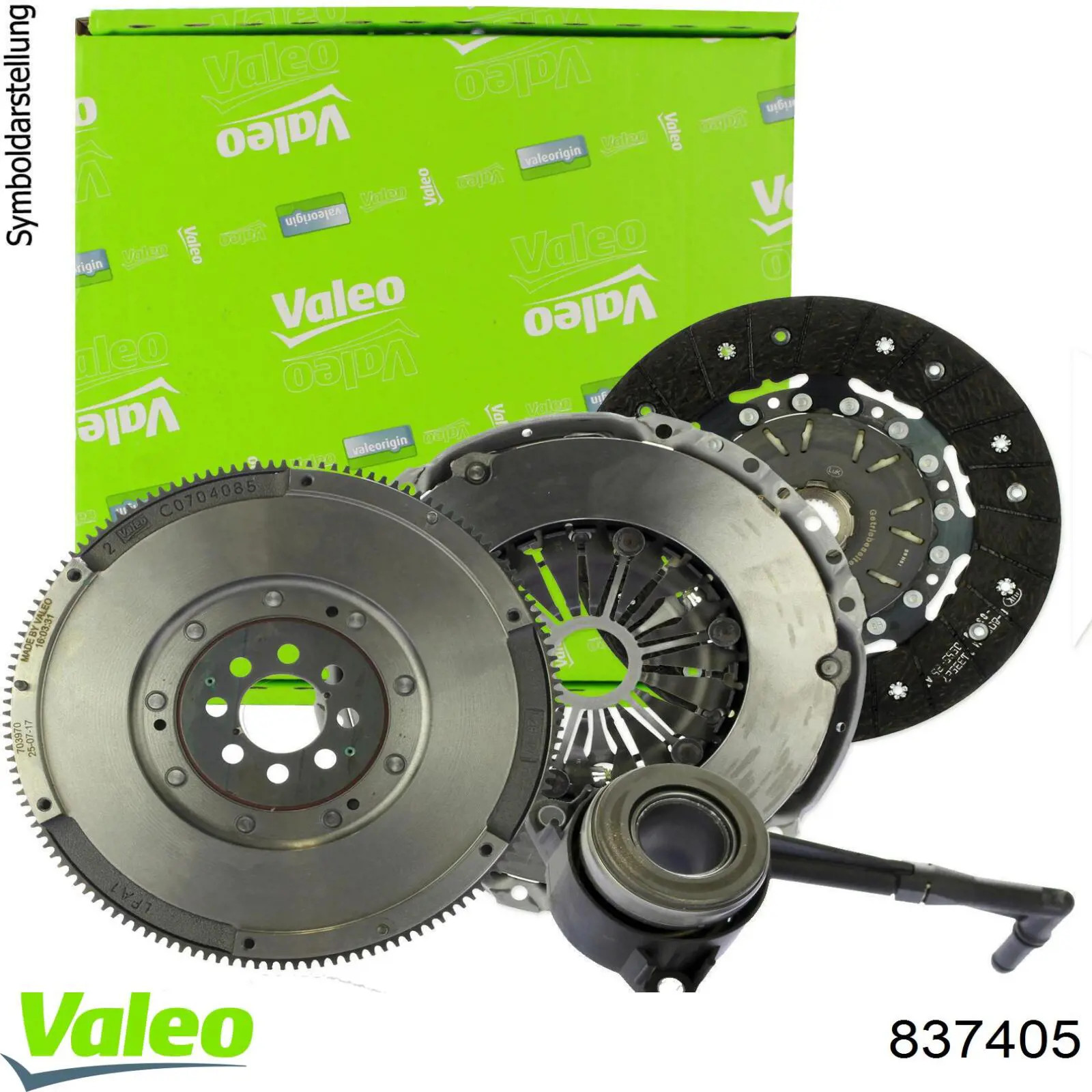 Kit de embraiagem (3 peças) VALEO 837405 preço, a partir de 229,55 USD