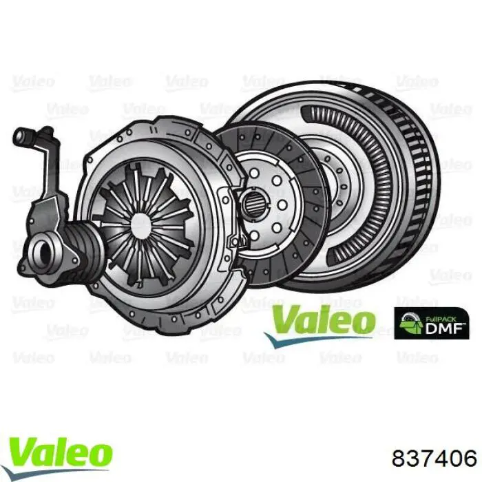 837406 VALEO Kit de embraiagem (3 peças)