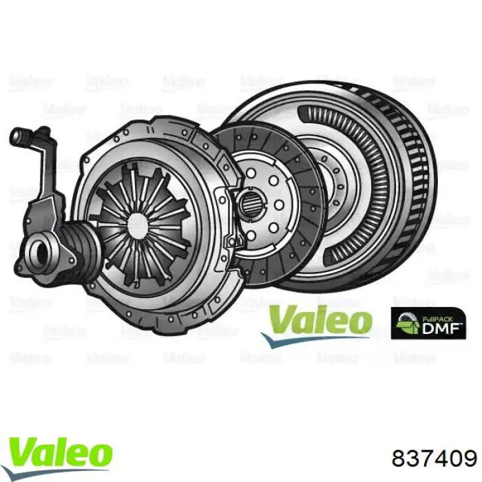 837409 VALEO Kit de embraiagem (3 peças)