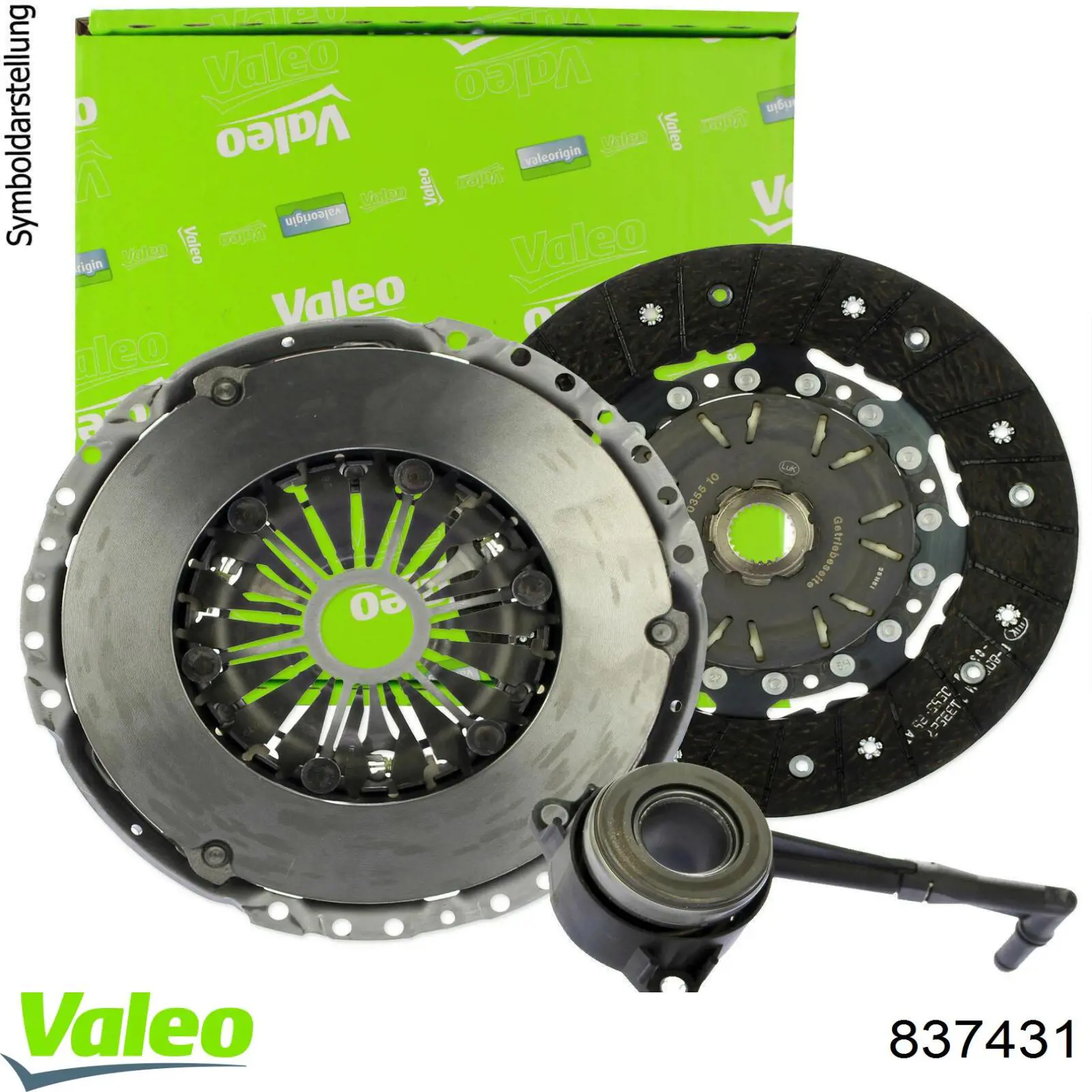 Kit de embraiagem (3 peças) VALEO 837431 preço, a partir de 901,47 USD