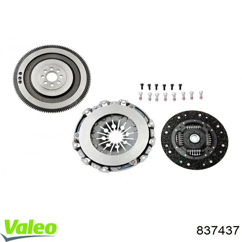 Compre 837437 VALEO Kit de embraiagem (3 peças)