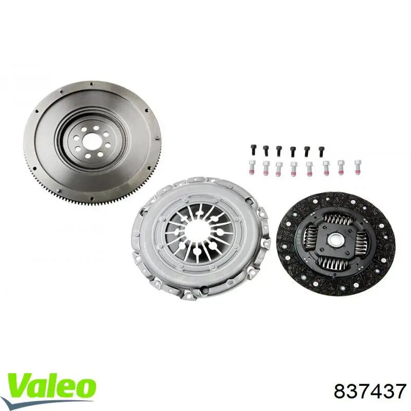 Kit de embraiagem (3 peças) VALEO 837437 preço, a partir de 663,38 USD