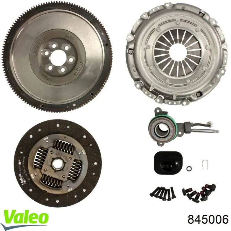 Compre 845006 VALEO Kit de embraiagem (3 peças)