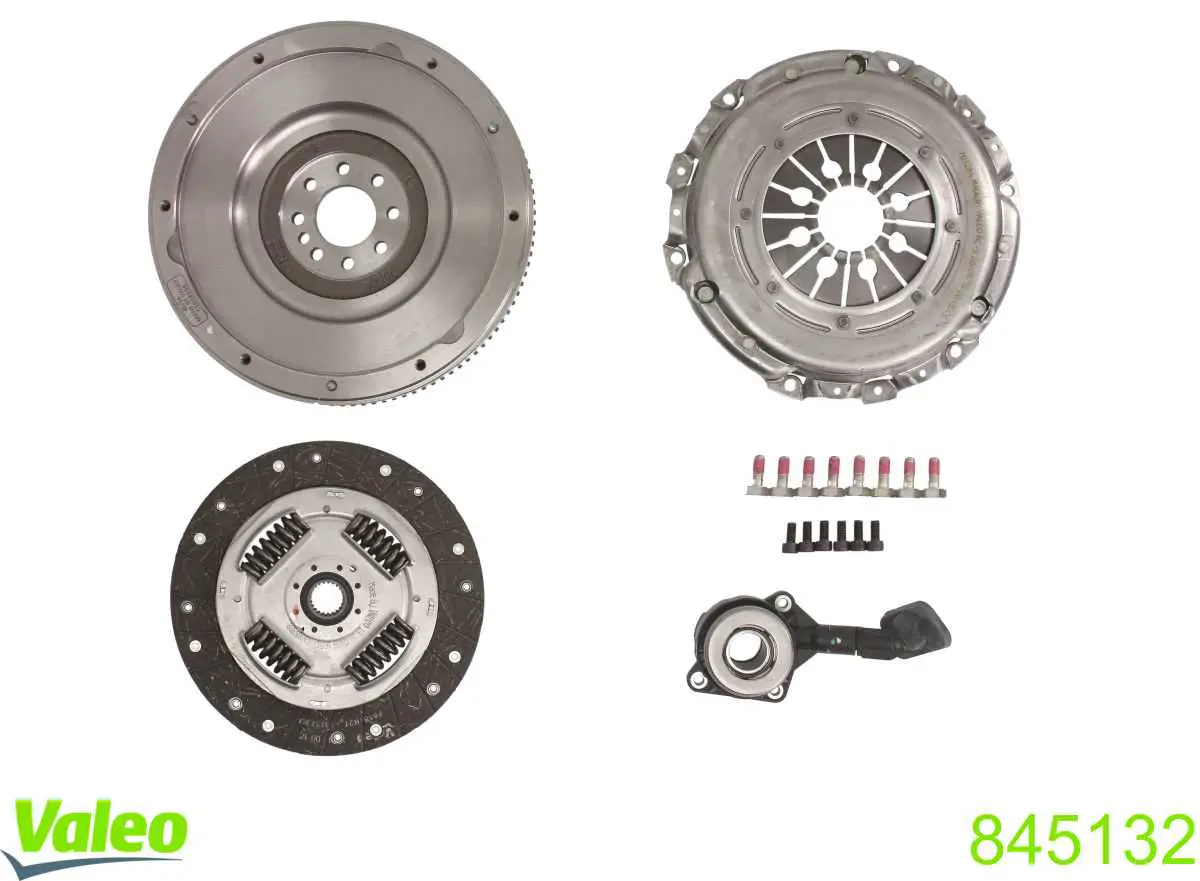 Kit de embraiagem (3 peças) VALEO 845132 preço, a partir de 394,08 USD