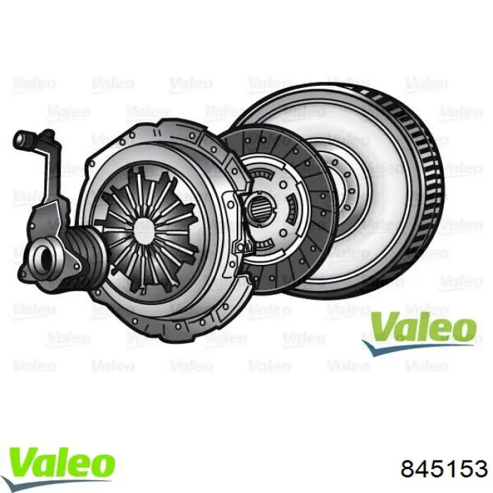 Kit de embraiagem (3 peças) VALEO 845153