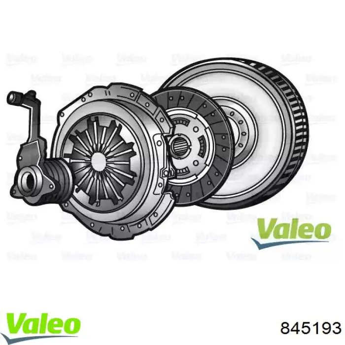 845193 VALEO Kit de embraiagem (3 peças)