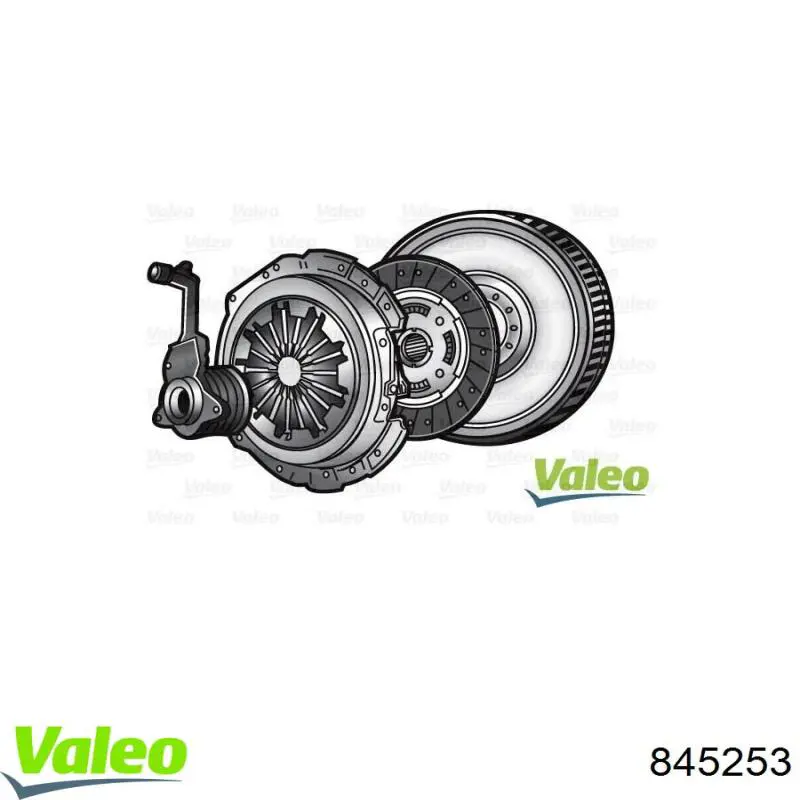 845253 VALEO Kit de embraiagem (3 peças)