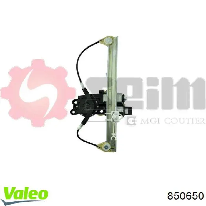 Compre 922364 Peugeot/Citroen Mecanismo de acionamento de vidro da porta traseira esquerda