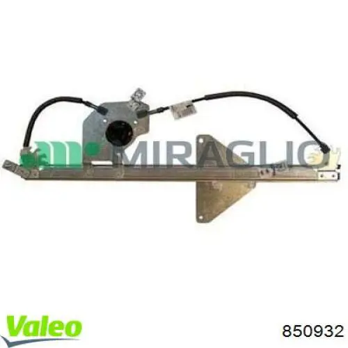 Mecanismo de acionamento de vidro da porta dianteira esquerda VALEO 850932 preço, a partir de 55,25 USD