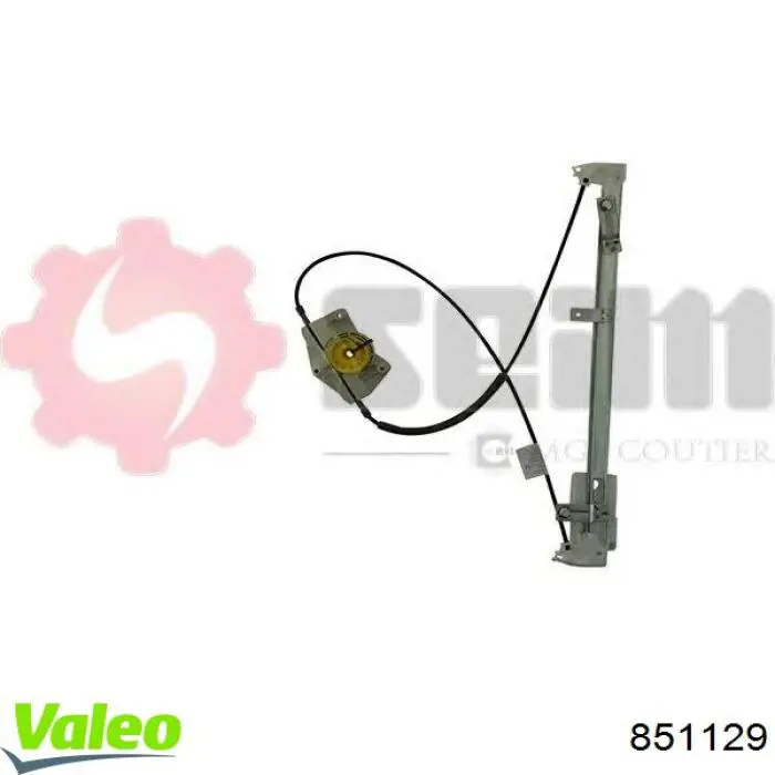Mecanismo de acionamento de vidro da porta traseira direita AC1387 Magneti Marelli