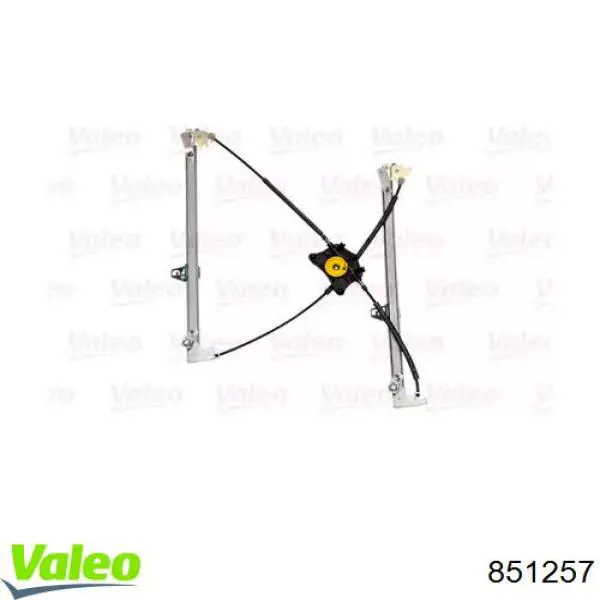 851257 VALEO Mecanismo de acionamento de vidro da porta dianteira direita