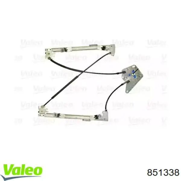 851338 VALEO Mecanismo de acionamento de vidro da porta traseira esquerda