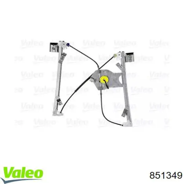 851349 VALEO Mecanismo de acionamento de vidro da porta dianteira direita