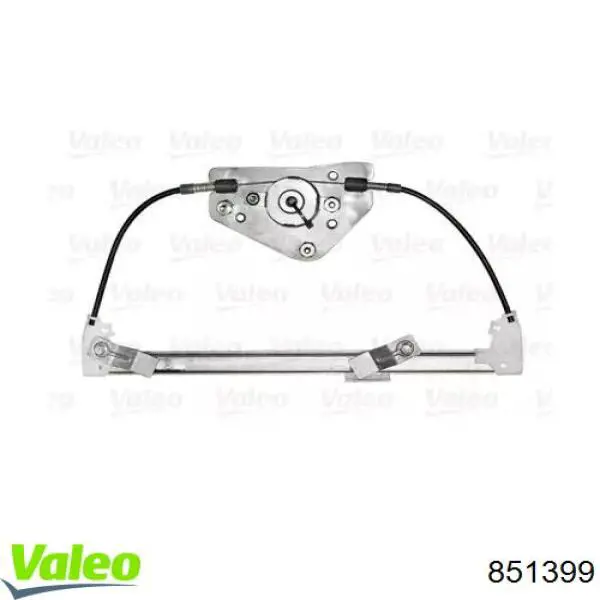 851399 VALEO Mecanismo de acionamento de vidro da porta traseira direita
